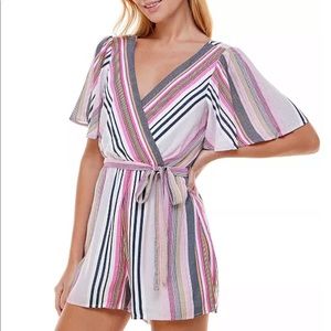 TRIXXI Striped Romper - Purple - XS 💜